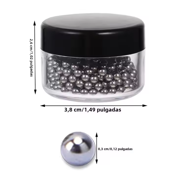 400Pcs Bolas De Limpieza De Acero Inoxidable 304 Para Botellas De Vidrio Y Decantadores Bolas De Limpieza Para Vajilla Eco-amigable - 1