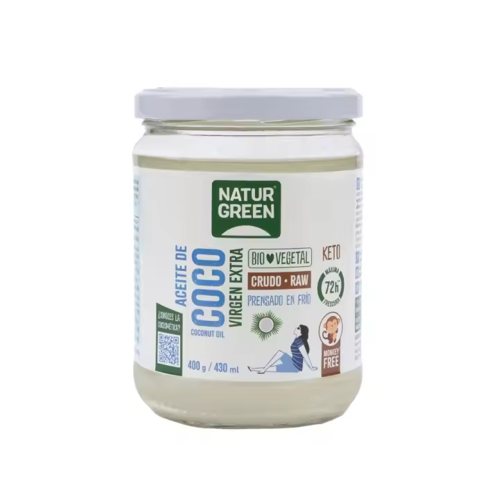 ACEITE DE COCO (400G) VIRGEN EXTRA BIO - Naturgreen - 1