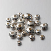 5/10pcs 925 Plata Esterlina Espaciador Redondo De 3-8mm Para Fabricación De Joyas Pulseras Collares DIY Accesorios De Suministros - details 1