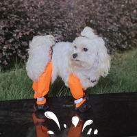 Zapatillas Ajustables Para Perros Con Resaltos Reflectantes Impermeables Protección Para Patas De Pequeños Perros De Niña - details 6