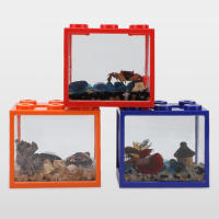 Acuario Mini Para Peces Y Reptiles Con Luz LED Caja Pila De Acuarios Cilíndricos Decoración De Paisaje De Algas Para El Hogar Y La Oficina - details 8