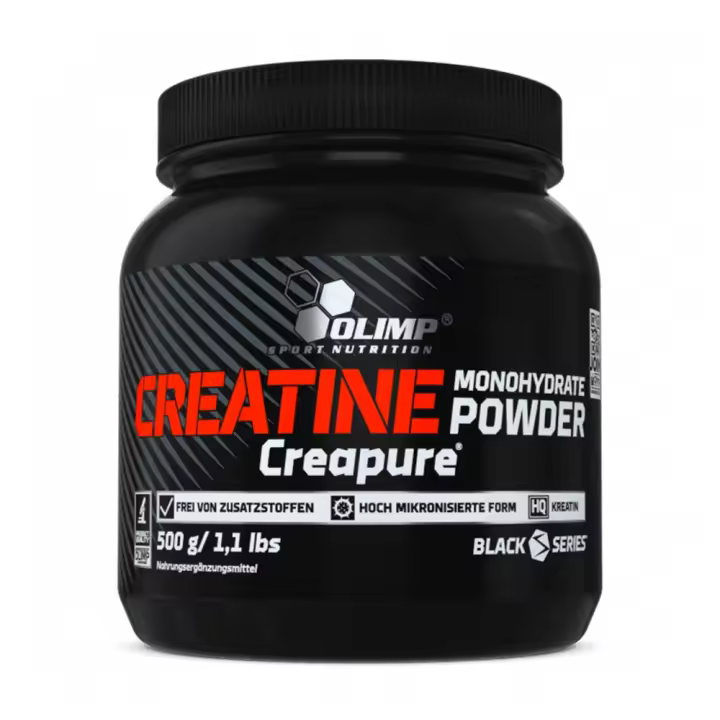 Olimp Sport Nutrition - Creatine Monohydrate Powder Creapure® 500 g - Creatina Creapure de última generación - 1