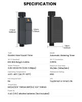 GIRIER Timer De Riego Inteligente WiFi Para Jardín Con Bomba De Agua Sin Requerir Enlace Tiempo De Batería De 2 Años Sistema De Riega Drip Para Tubo Estándar De 3/4" - details 8