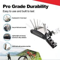Multiherramienta De Bicicleta 16 En 1 Portátil Herramientas Multifuncionales Para Mantenimiento De Emergencia Y Reparación Ciclismo Montaña Herramientas Para Bicicleta - details 2