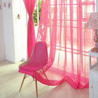 Cortinas De Vidrio Transparente Estilo Lujo Sencillo Color Sólido Para Boda Instalación Fácil Productos Domésticos De Ventana - details 15