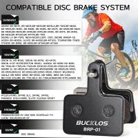 BUCKLOS Pads De Bicicleta Para SHIMANO B01S Resistente Al Desgaste Para Frenos De Disco Hidráulicos Metálicos Y Resina MT200 M315 M375 - details 3