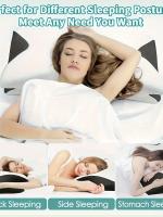 Cojín De Almohada Ergonómico De Algodón Suave Y Ligero Para Dormir Perfecto Para Lados Espalda Y Abdomen Diseño Cómodo Para Snacks - details 5