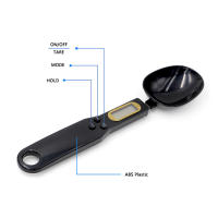 Cuchara Digital De Cocina 500g/0.1g Escala Electrónica LCD Medidor De Azúcar Harina Café Precisión 0.1g Con Unidades G Oz C Gn - details 4