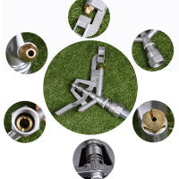 Rociador De Jardín Con Boquilla Metálica Y Aleación De Zinc 1"(DN25) Rociador De Rotación Para Riego Micro IT251 - details 0