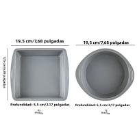1pc Set De Molde Para Pastel Redondo De Silicona Fácil De Desmoldar Molde Cuadrado Para Hornear Pan Herramientas De Cocina Para Hogar DIY - details 2