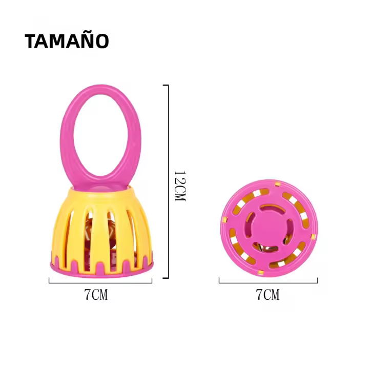 Campanas De Jaula Orff Para Niños Juguete De Percusión Educativo Plástico Campanas Para Música Y Bebés Instrumentos De Música - 1