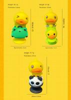 Decoración De Coche B·Duck Little Yellow Duck Serie Jiggle Adorno De Muñeco De Peluche Divertido Y Lindo Para Interiores - details 9