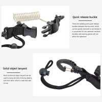 Cuerda Antipérdida De Cámara Para Natación TPU Correa Deportiva Duradera Con Resorte Espiral Y Gancho Giratorio Accesorios Portátiles Para Deportes Submarinos - details 7