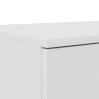 Mesitas de Noche vidaXL Blanca MDF 140 x 36.5 x 16.5 cm Mesa de Noche - details 6