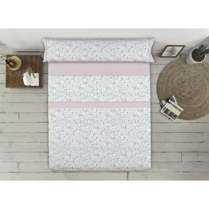 Tejidos Reina - Juego de Sábanas Tejidos Reina Cama de 150 3 Piezas - 1