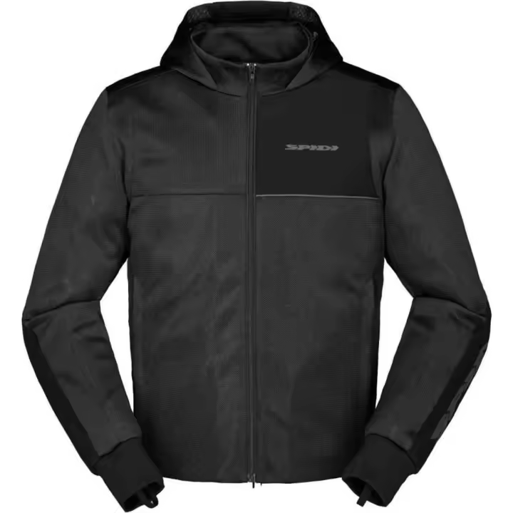 Chaqueta Textil Spidi Hoodie Net Negro - 1