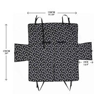 CAWAYI KENNEL Portátil Para Coche Impermeable Con Seguro De Seguridad Protector De Asiento De Coche Para Perros Universal Estilo Moda Apto Para Todos Los Perros Menores De 10kg - details 1