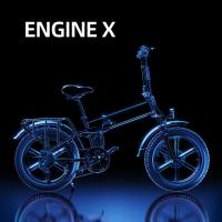 Bicicleta Eléctrica Plegable Adulto ENGWE Engine X 20*4.0 pulgadas Neumáticos gordos Chaoyang todoterreno Motor 250W batería de bicicleta eléctrica 48v 13Ah Velocidad máxima 25 km/h Autonomía de 100 km Freno de disco dual Carga máxima 150 kg - Negro - details 6