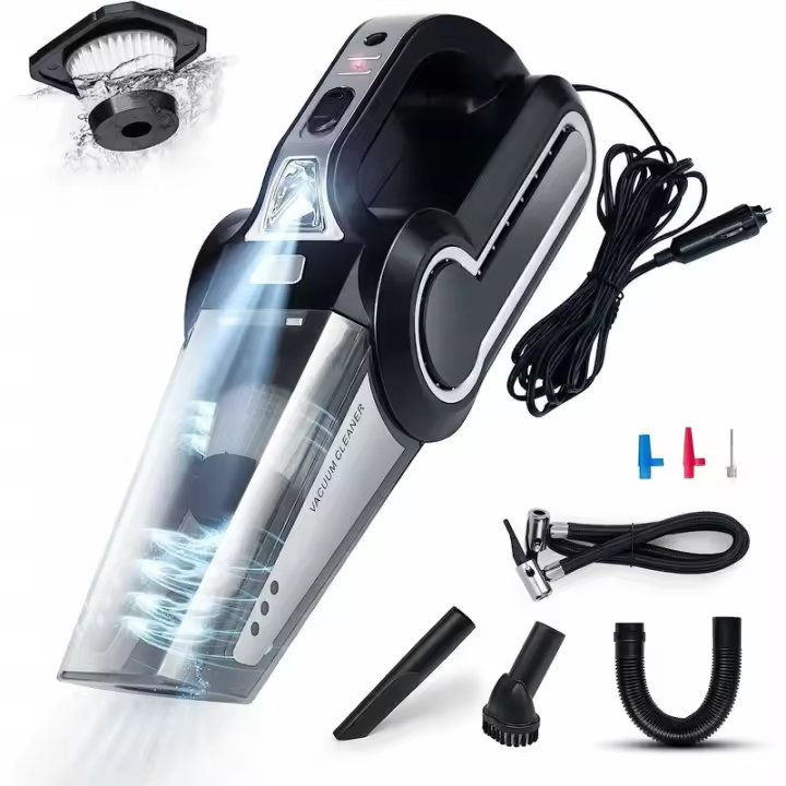 Aspiradora para Coche Asspiradora Principal 4 en 1 de 120 W con Luz LED - 1