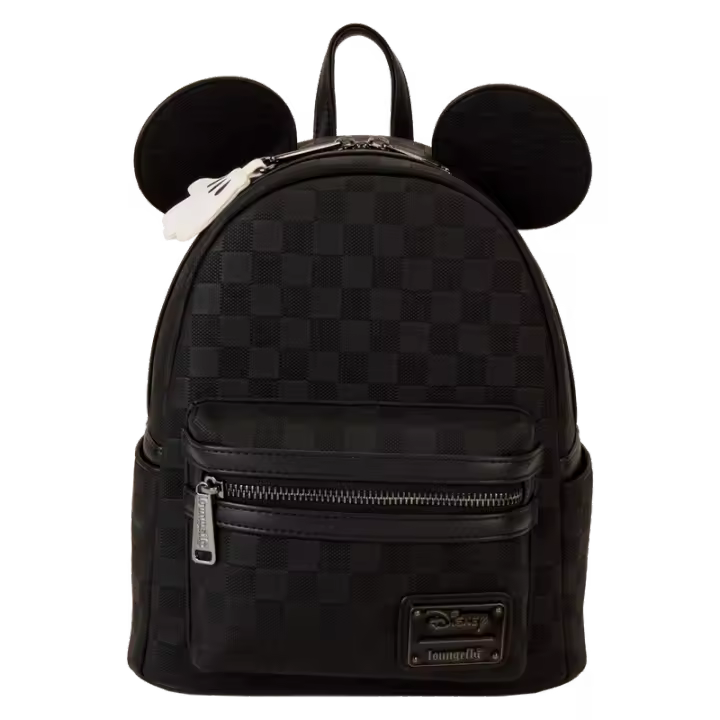 Mini Mochila Negra Mickey Orejas - 1