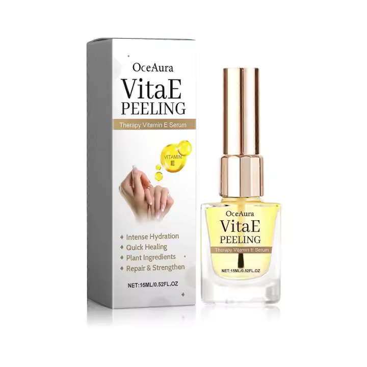 Suero Reparador de Uñas con Vitamina E   Nutritivo, Exfoliante, para Uñas Sanas y Brillantes   15 ml - 1