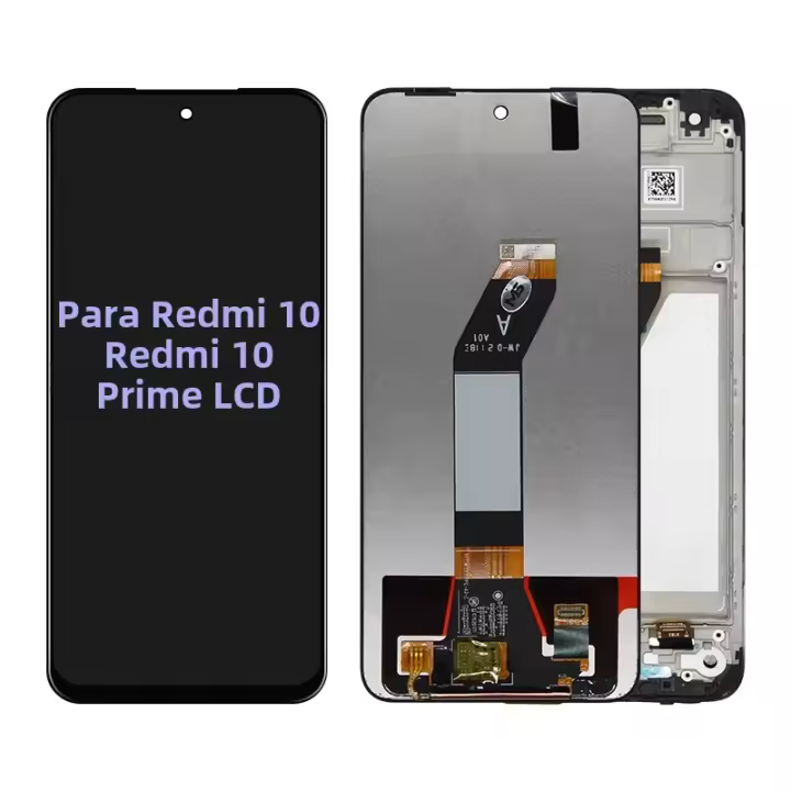 Pantalla LCD Para Xiaomi Redmi 10 21061119AG/DG Con Panel Táctil Y Asamblea De Digitizador Pieza De Repuesto Para Pantalla Display Compatible Con XIAOMI Black 6.5 Pulgadas - 1
