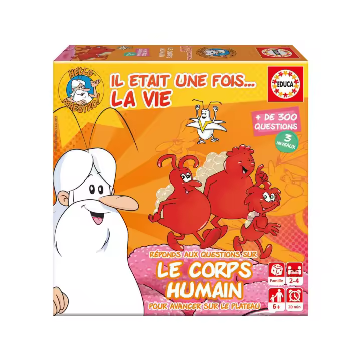 JUGUETILANDIA Mini Jeu Il Etait Une Fois ... La Vie Educa 17352 Juego de Preguntas en Francés - 1