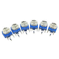 10pcs RM063 Trimpot Potenciometro Ajustable 100-500K Ohm Resistor Variador Cermet Tolerancia 5% Nuevo Condicion - details 3