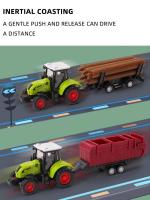 Coche De Tractor De Agricultura Para Niños Modelo De Simulación De Vehículo De Retroceso Inercia Para Juego De Transporte - details 0