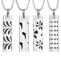 Collar Diffusor De Aromaterapia Colgante De Acero Inoxidable 316L Locket Aroma Perfume Aceites Esenciales Collar Diffusor De Moda Unisex - details 10