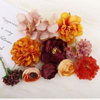 Rozas Mezcladas De Seda Flores Artificiales Para Decoración De Hogar Y Boda Arreglo Floral DIY Accesorios De Regalo - details 2