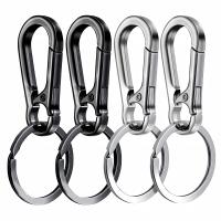 8Pcs Clip De Llave De Metal En Forma De Ganchillo Porta Llaves Organizador Para Llaves De Coche Localizador De Llaves De Joyería - details 0