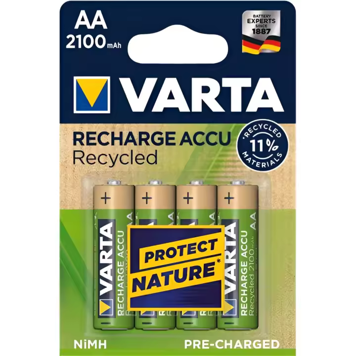 Bateria R06 AA NiMh 2100mAh 1,2V VARTA  (Blister 2uds.) - 1