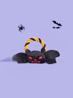 Juguetes Para Perros Pequeños Y Medianos De Halloween Calabaza Y Murciélago Juguete Chupable Duradero Y Ruidoso Para Regalos De Mascotas Fleece - details 2