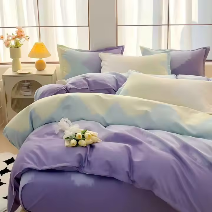 Juego de Funda Nórdica 4 Piezas de Algodón Alta Calidad Juego de Ropa de Cama- Dibujo Elegante - Varios Tamaños Disponibles - 1