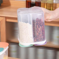 Caja De Almacenamiento Para Cocina 1.5L/2.3L Contenedor De Alimentos Hermético Antihumedad Con Tapa Para Granos Y Suministros Frescos - details 1