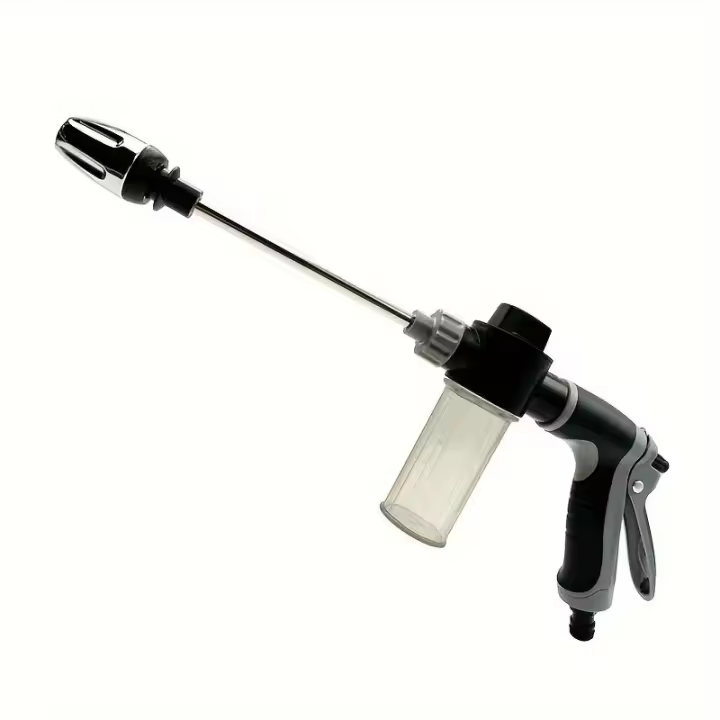 Pistola De Rociador De Jardín Multifunción Portátil Para Limpieza De Coches Y Hogar Accesorios Para Manguera Con Presión Alta Herramienta De Rociado - 1