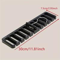 Organizador De Ganchos Multifuncional Para Cinturones Corbatas Y Accesorios Plástico Duradero Ahorro De Espacio Para Armario - details 0