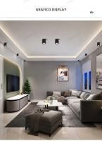 Spotlight LED GU10 Para Techo Montaje En Superficies Cilindro De Lámpara Bajo 220V Foco Iluminación Decorativa Para Dormitorio - details 12