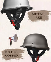 Casco De Motocicleta AD Nuevo Retro Mitad Casco Cuatro Estaciones Soldado General Alemán Casco Con Boya Material ABS Unisex - details 12
