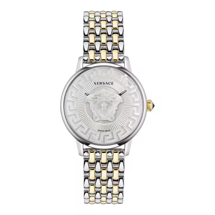 Versace Reloj Unisex Analogico Cuarzo con Correa de Acero inoxidable VE6F00423 - 1