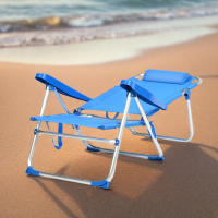S7 STAR Silla Playa Plegable, Respaldo Ajustable con Cojín Acolchado, Sillón Ligero Multiposiciones Ideal para Jardín Beach Piscina, Silla Portátil Resistente con Apoyabrazos al Aire Libre - details 3