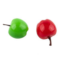 20Pcs Frutas Artificiales Manzanas Rojas De Plástico Simulación Real Para Cocina Fiesta Decoración De Interiores Tamaño 3.5x3cm - details 0