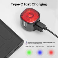 Luz Trasera De Bicicleta Inteligente Giyo IP66 Impermeable Con 6 Modos De Iluminación Alta Brillo Para Mango De Sillín O Bolsa - details 9