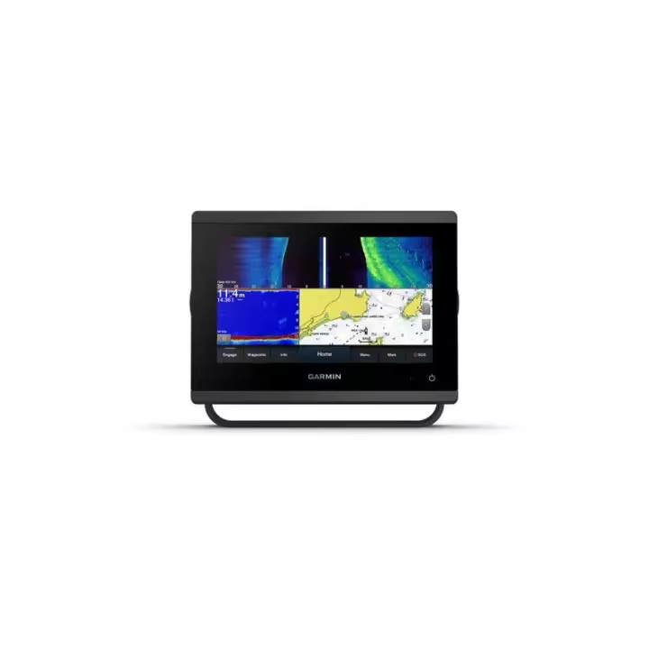 GPSMAP® 723XSV SONDAS SIDEVÜ, CLEARVÜ Y CHIRP TRADICIONALES CON MAPA BASE MUNDIAL Con un 60% más de píxeles de pantalla y casi el doble de potencia de procesamiento que los dispositivos GPSMAP de 7 pulgadas de la generación anterior, este plotter/sonda - 1