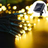 Luces Solares Para Exteriores Impermeables De Guirnalda De Hadas 20 50 100 200 LEDs Decoración Para Bodas Cumpleaños Fiestas - details 2