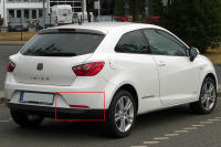Reflector De Parachoques Trasero Derecho Para SEAT Ibiza 6J MK V 08-12 Lente Roja 6J4945106 Pieza De Repuesto Original - details 4