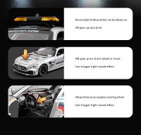 Coche De Seguridad AMG a Escala 1:24 Replica De F1 De Aleación Con Luces Coleccionable Para Entusiastas Del Automovilismo - details 6