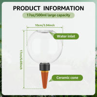 Sistema De Riego Automático 2/4Pcs 500ML Bolas De Riego Self-Watering Para Plantas De Jardín Y Flores Dispositivos De Bolas De Riego - details 4