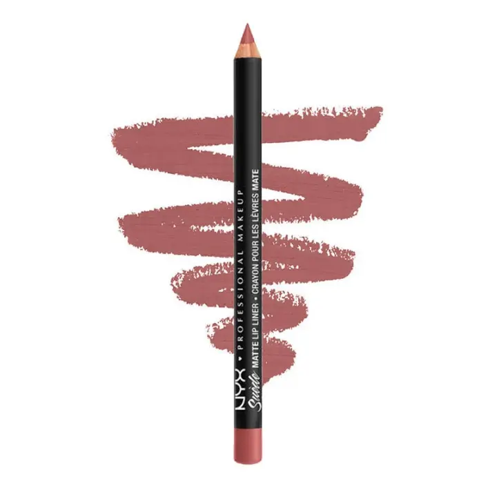 Perfilador de Labios Suede Matte - Professional Makeup: Perfilador de Labios Suede Matte - Brunch Me - Nyx - 1